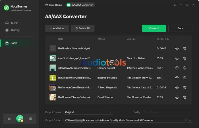 NoteBurner Spotify Music Converter Full Portable