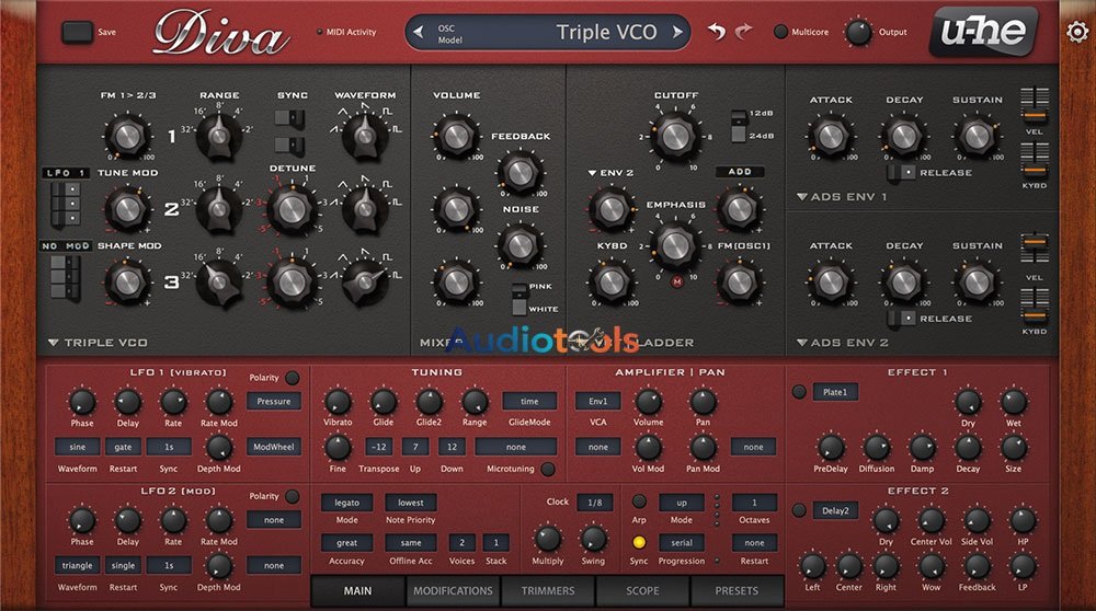 U-He Diva WiN-MAC-LiN Portable [Mega]