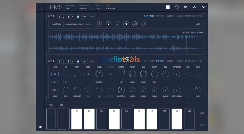 Imaginando FRMS Granular Synth Multilingüe Español
