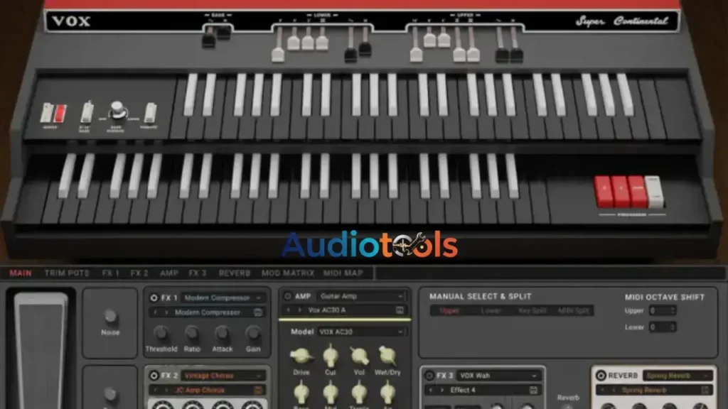 KORG VOX Super Continental WiN-TCD Español Mega