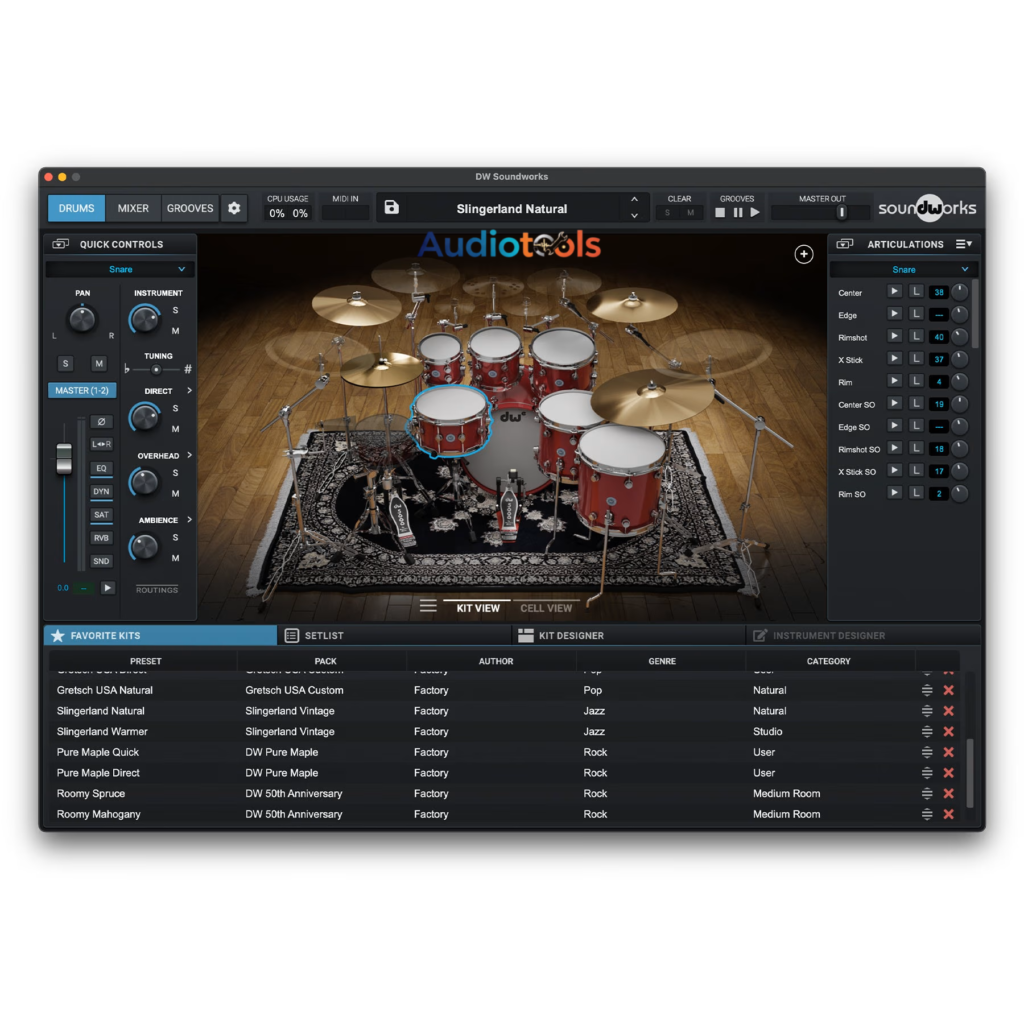DW Soundworks Slingerland Vintage Expansion Pack v1.0.0 Español Mega