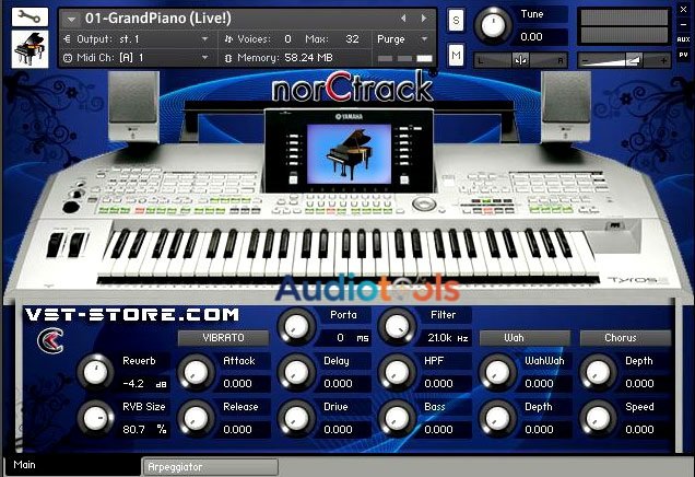 norCtrack TYROS 2 KONTAKT INSTRUMENT Library Español