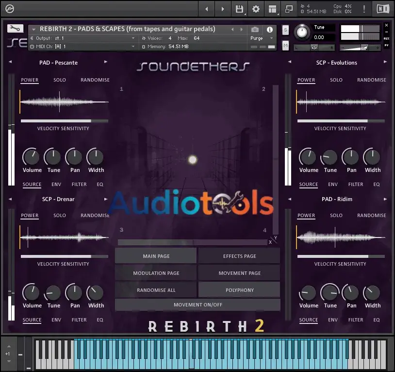 Soundethers Rebirth 2 KONTAKT [Mac] [2026] Español